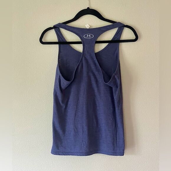 Women’s, Under Armour, Blue, “Flag”, Racerback, Tank. Size Small. - Picture 2 of 3